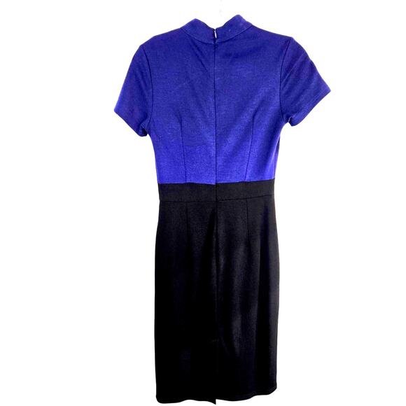 Homeyee Women's Dress 4 Size  Blue Black Misses Small S - Picture 5 of 6